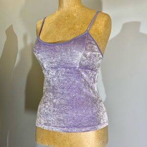 BEBE made in USA top lilac color size L